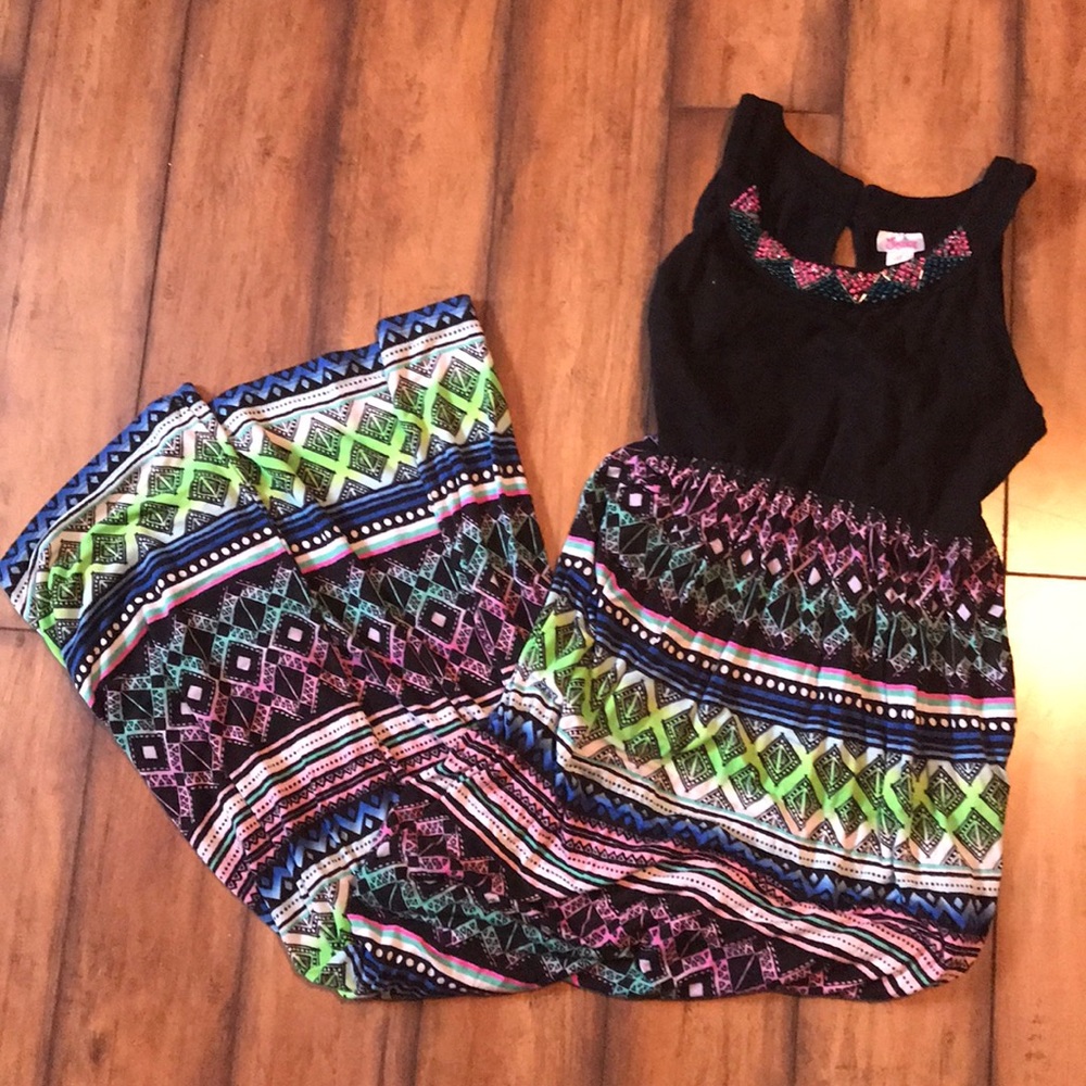 justice maxi dress size 14